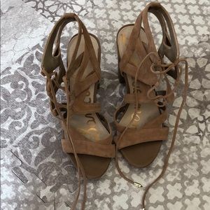 Sam Edelman lace up heels